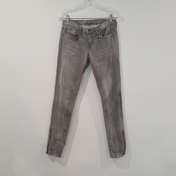 Retro 90's Chip & Pepper Skinny Jeans with Ankle Zipper - Picture 1 of 11